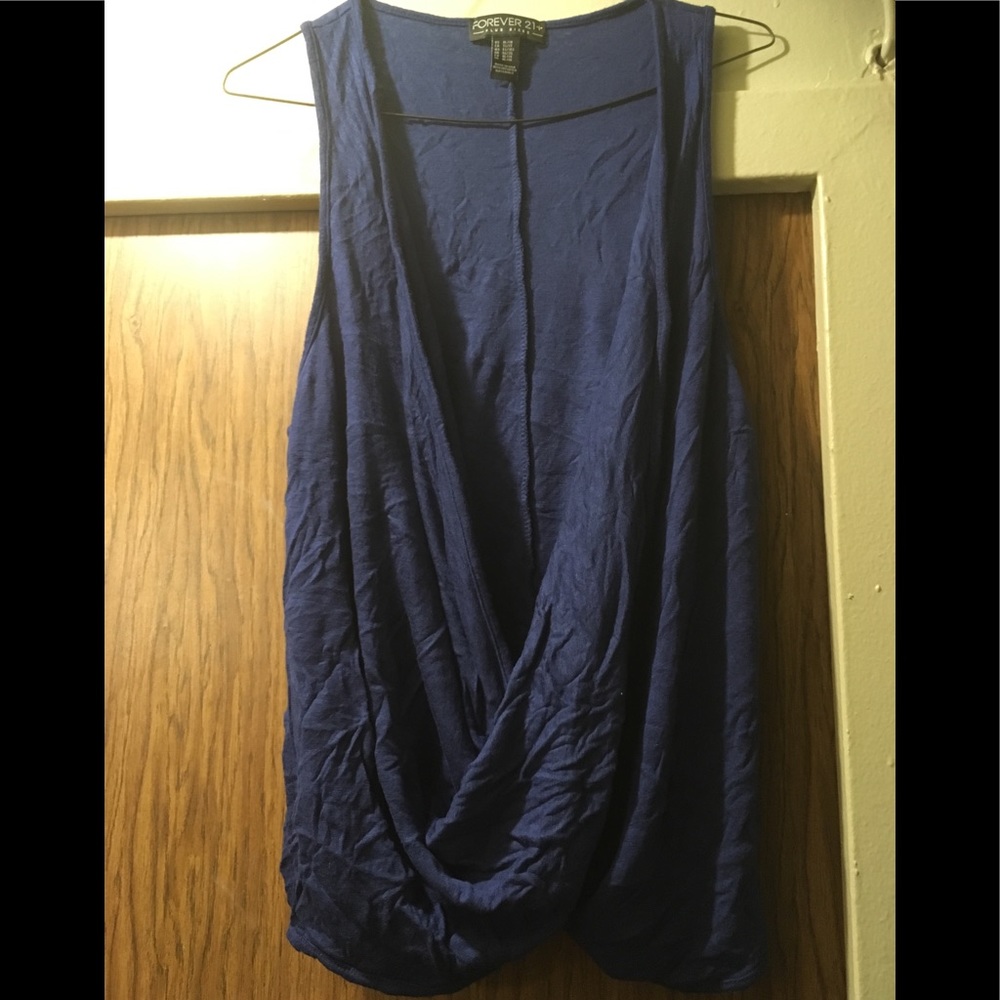 Navy blue blouse